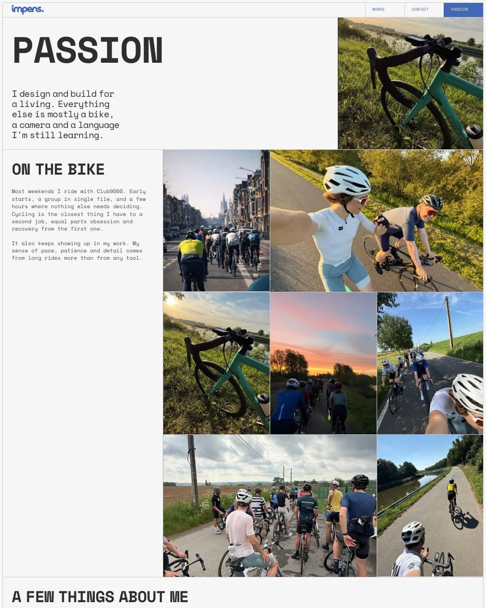 De Passion-pagina van jasperimpens.be
